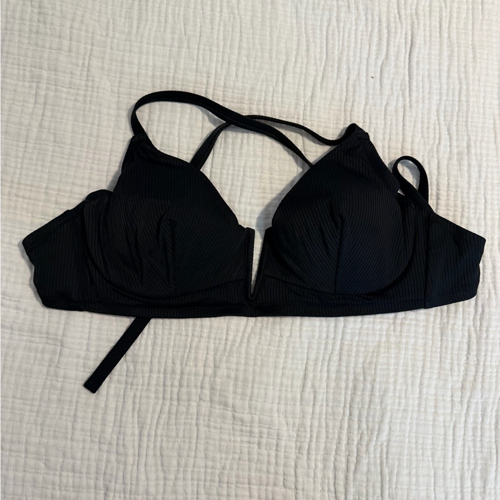Black Women's Swim Top
